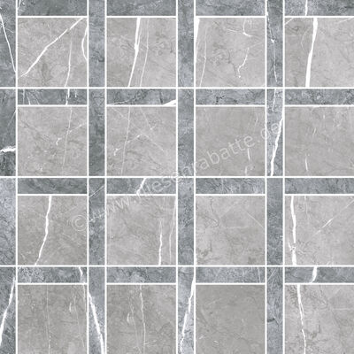 Keraben Inari Gris 30x30 cm Mosaik Board Matt Eben Soft GVB04002 | 355803