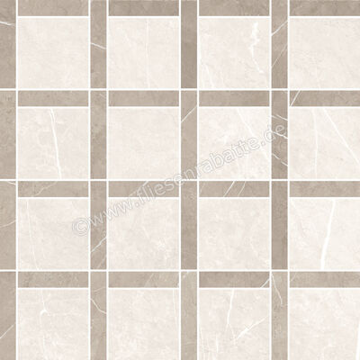 Keraben Inari Crema 30x30 cm Mosaik Board Matt Eben Soft GVB04011 | 355809