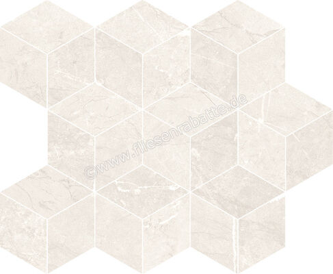 Keraben Inari Crema 26x30 cm Mosaik Cube Glänzend Strukturiert Lappato GVB5W001 | 355830