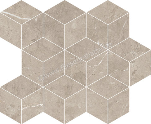 Keraben Inari Vison 26x30 cm Mosaik Cube Glänzend Strukturiert Lappato GVB5W00C | 355836