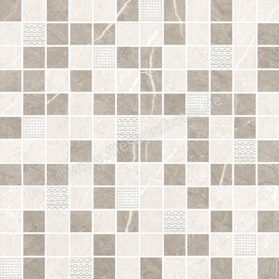 Keraben Inari Crema 30x30 cm Mosaik Malla Matt Strukturiert Naturale KVB04011 | 355917