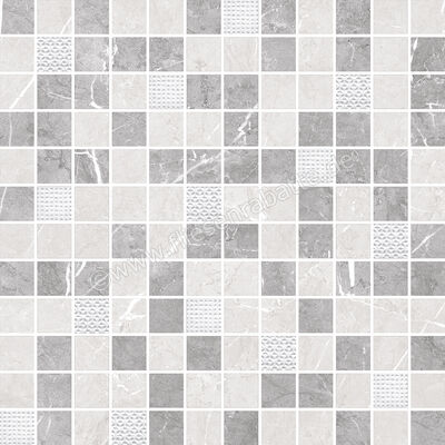 Keraben Inari Perla 30x30 cm Mosaik Malla Matt Strukturiert Naturale KVB04022 | 355923