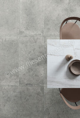 ceramicvision Anima Grigio 60x120 cm Bodenfliese / Wandfliese Matt Strukturiert Naturale CVPF60006050 | 360854