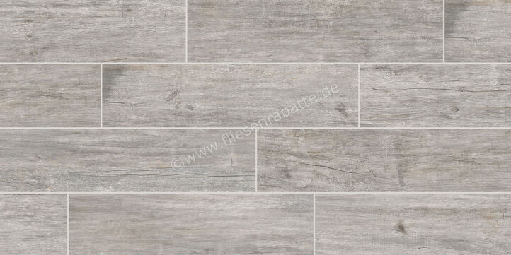 Keraben Lenda Grey 24.8x150 cm Bodenfliese / Wandfliese Matt Strukturiert Naturale GW95C020 | 366416