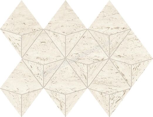 Atlas Concorde Marvel Travertine White 28x41 cm Mosaik Origami Matt Eben Naturale AF9J | 367736