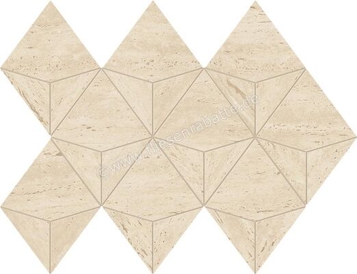 Atlas Concorde Marvel Travertine Sand 28x41 cm Mosaik Origami Matt Eben Naturale AF9K | 367739