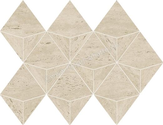 Atlas Concorde Marvel Travertine Pearl 28x41 cm Mosaik Origami Matt Eben Naturale AF9L | 367742