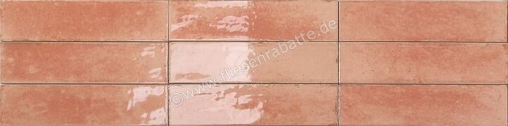 Dune Ceramica Agadir Amaranto 7x28 cm Wandfliese Glänzend Strukturiert Gloss 188760 | 371727