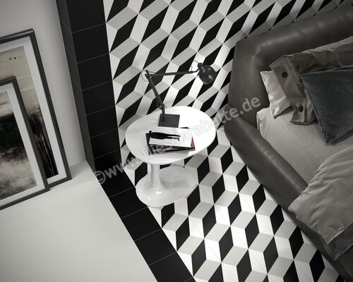  Dune Ceramica Micro Black 20x20 cm Bodenfliese / Wandfliese NP Matt Eben Naturale 187817N1 | 372165