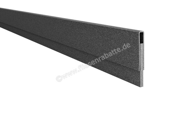  Schlüter Systems SHOWERPROFILE-R Wandanschlussprofil 2-teilige L=100cm H=33mm Edelstahl V4A TSG - strukturbeschichtet Grau H&ouml;he: 33 mm L&auml;nge: 1 m SPRA33TSG/100 | 373176