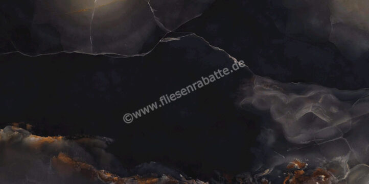 Emilceramica Tele Di Marmo Onyx Onyx Black 30x60 cm Bodenfliese / Wandfliese Matt Eben Silktech EKTF | 373242