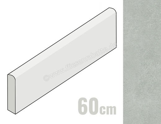  Emilceramica Sixty Salvia 7x60 cm Sockel Matt Eben Silktech EKWZ | 373824