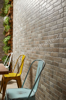 Keraben Wall Brick Old Smoke 30x90 cm Wandfliese Matt Strukturiert Naturale KKHPG03O | 375393