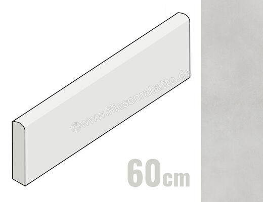  Keraben Evolution Blanco 8x60 cm Sockel Matt Eben Naturale GJ3RQ000 | 376458