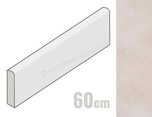  Keraben Evolution Beige 8x60 cm Sockel Matt Eben Naturale GJ3RQ001 | 376461