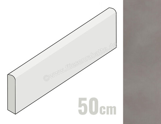  Keraben Evolution Taupe 8x50 cm Sockel Matt Eben Naturale GJ3VP00A | 376479