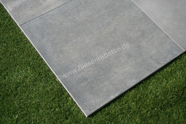 ceramicvision Chateaux Outdoor Antracite 60x60x2 cm Terrassenplatte Matt Strukturiert CV0181534 | 377415