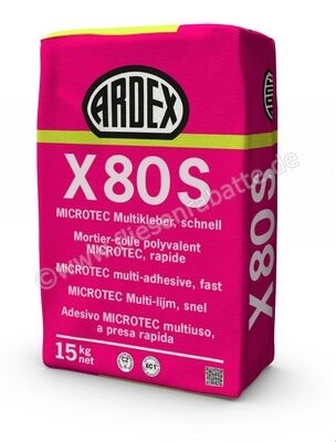  Ardex X80S MICROTEC Multikleber schnell 15 kg Papiersack 42151 | 379194
