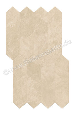 Ceramiche Caesar Slab2 Khaki 36x57.5 cm Mosaik Mesh Matt Eben Naturale AG3O | 379731