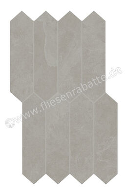 Ceramiche Caesar Slab2 Cloud 36x57.5 cm Mosaik Mesh Matt Eben Naturale AG3P | 379734