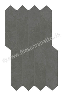 Ceramiche Caesar Slab2 Iron 36x57.5 cm Mosaik Mesh Matt Eben Naturale AG3S | 379743