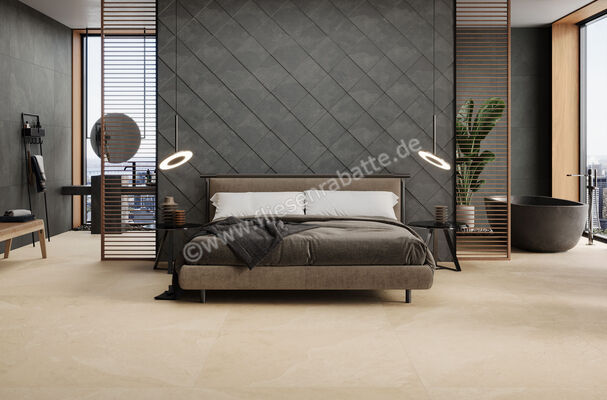 Ceramiche Caesar Slab2 Khaki 120x120 cm Bodenfliese / Wandfliese Matt Eben Touch Plus AG0C CAE | 379776