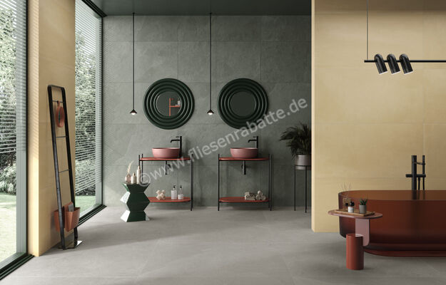 Ceramiche Caesar Slab2 Cloud 120x120 cm Bodenfliese / Wandfliese Matt Eben Touch Plus AG0D CAE | 379881