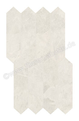 Ceramiche Caesar Slab2 Ice 36x57.5 cm Mosaik Mesh Matt Eben Naturale AG3N | 379992