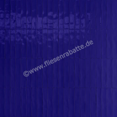 Marazzi Luz Cobalto 5.3x30 cm Wandfliese Glänzend Strukturiert Lux MFMS | 384450