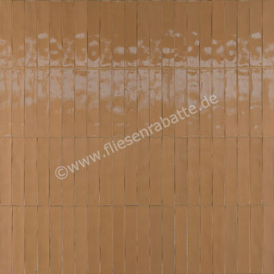 Marazzi Luz Caramel 5.3x30 cm Wandfliese Glänzend Strukturiert Lux MFLM | 384462