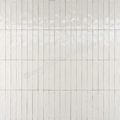 Marazzi Luz Bianco 5.3x30 cm Wandfliese Glänzend Strukturiert Lux MFLE | 384471