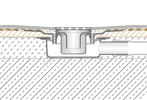 Schlüter Systems KERDI-SHOWER-TT Gefälleboard für zentrale Entwässerung Polystyrol Höhe: 22 mm Breite: 910 mm Länge: 0,91 m KST915BF | 385577