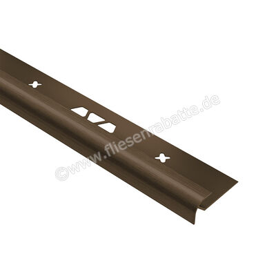 Schlüter Systems VINPRO-RO Abschlussprofil Aluminium ABGB - Aluminium antik bronze gebürstet eloxiert Höhe: 11 mm Länge: 2,5 m VPROL110ABGB | 385658