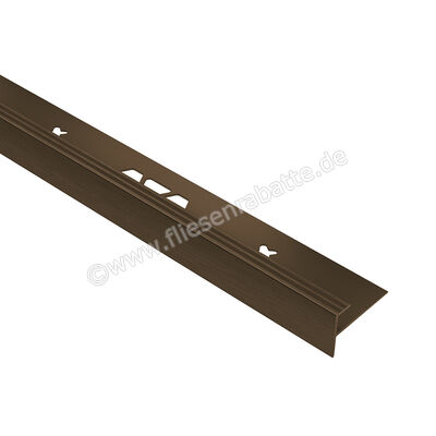 Schlüter Systems VINPRO-STEP Treppenprofil Aluminium ABGB - Aluminium antik bronze gebürstet eloxiert Höhe: 3 mm Länge: 2,5 m VPST30ABGB | 386144