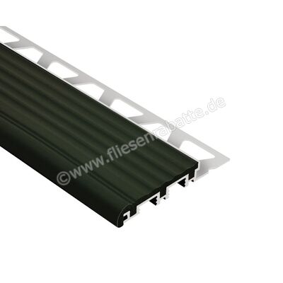 Schlüter Systems TREP-B Treppenprofil R9 Aluminium GS - Graphitschwarz Höhe: 8 mm Breite: 52 mm Länge: 2,5 m GS8B | 386645