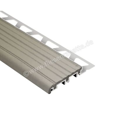 Schlüter Systems TREP-B Treppenprofil R9 Aluminium G - Grau Höhe: 25 mm Breite: 52 mm Länge: 2,5 m G25B | 386648