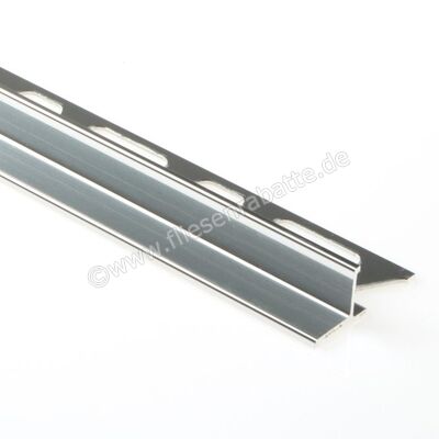 Schlüter Systems INDEC-ACG Abschlussprofil Aluminium ACG - Aluminium chrom glänzend eloxiert Höhe: 10 mm Länge: 2,5 m IN100ACG | 387785