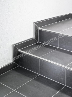 Schlüter Systems TREP-FL-AE Treppenprofil Aluminium AE - Aluminium natur matt eloxiert Höhe: 12,5 mm Länge: 1,5 m FL125AE/150 | 388160