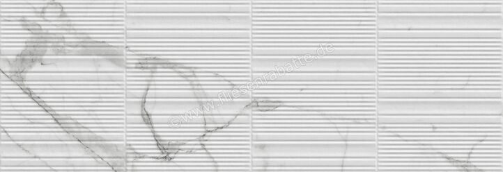 Marazzi Fabula Wall Statuario 33x100 cm Wandfliese 3D Gentle Matt Strukturiert Naturale MN3K | 390590