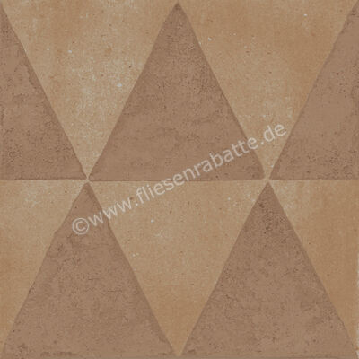 Marazzi Artcraft Coccio 20x20 cm Dekor Decoro Triangoli Matt Eben Naturale MH0V | 390860