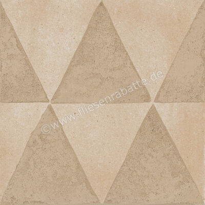 Marazzi Artcraft Calce 20x20 cm Dekor Decoro Triangoli Matt Eben Naturale MGZS | 390866