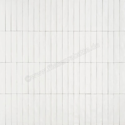 Marazzi Artcraft Bianco Semi-Matt 5.3x30 cm Bodenfliese / Wandfliese Semi-Matt Eben Semi-Matt MGUA | 390908