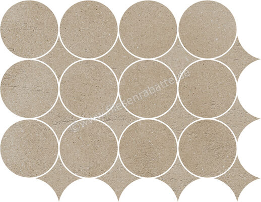 Marazzi Slow Sabbia 32.1x41.6 cm Mosaik Mosaico Circolare Matt Eben Naturale MP2X | 390986
