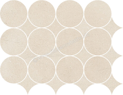 Marazzi Slow Pomice 32.1x41.6 cm Mosaik Mosaico Circolare Matt Eben Naturale MP2T | 390995