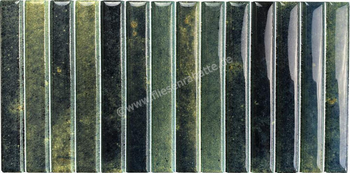 Dune Ceramica Kit-Kat Grass 11.5x23.1 cm Mosaik Glänzend Strukturiert Gloss 188861 | 392096