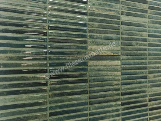Dune Ceramica Kit-Kat Grass 11.5x23.1 cm Mosaik Glänzend Strukturiert Gloss 188861 | 392102