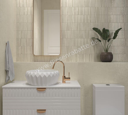  Dune Ceramica Kit-Kat Ivory 11.5x23.1 cm Mosaik NP Glänzend Strukturiert Gloss 188916N | 392204