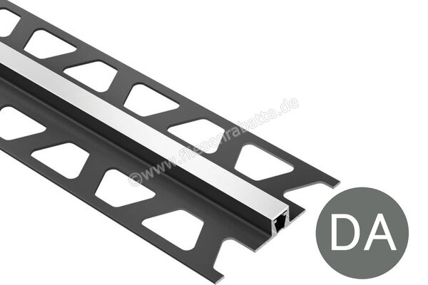 Schlüter Systems DILEX-BWB Bewegungsfugenprofil PVC DA - Dunkelanthrazit Höhe: 8 mm Länge: 2,5 m BWB80DA | 393880