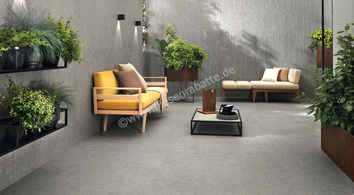  Atlas Concorde Boost Stone Outdoor Grey 120x120x2 cm Terrassenplatte Matt Strukturiert Sensitech A67P | 394234