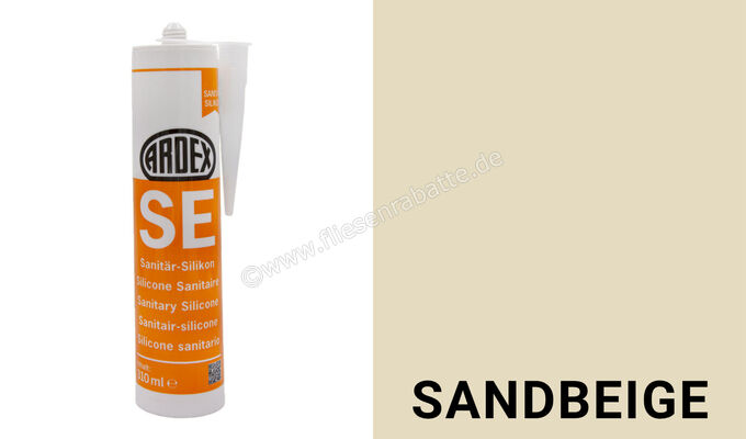 Ardex SE Sanitär-Silicon 310 ml Kartusche sandbeige 20034 | 394534